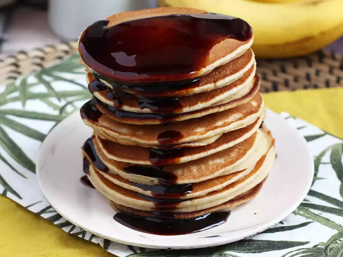 Einfache Bananen-Pancakes