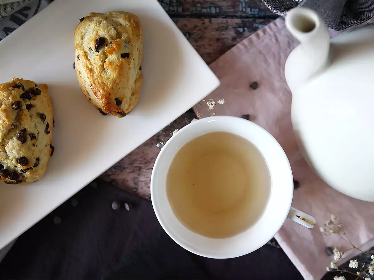 Einfache, besonders fluffige Schoko-Scones - foto 3