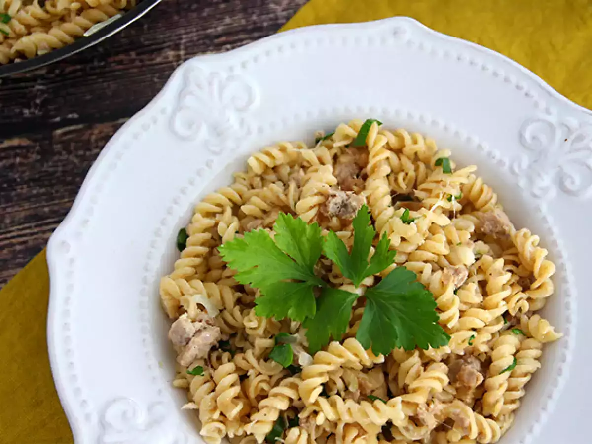 Einfache Nudeln mit Thunfisch - foto 2
