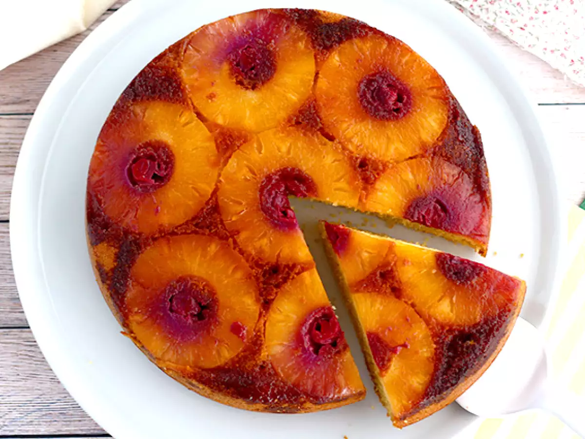 Einfacher Ananas-Upside-down-Kuchen - foto 2