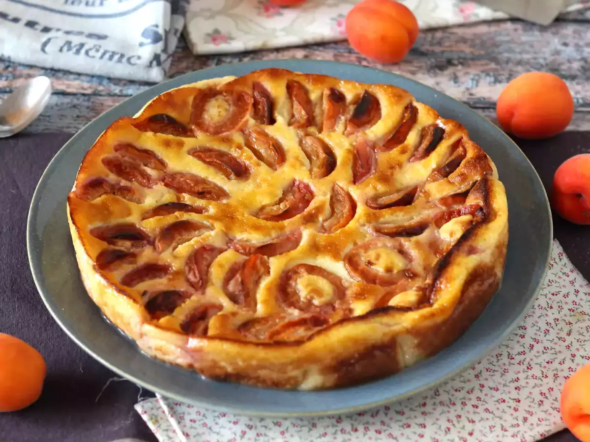 Einfacher Aprikosen-Clafoutis