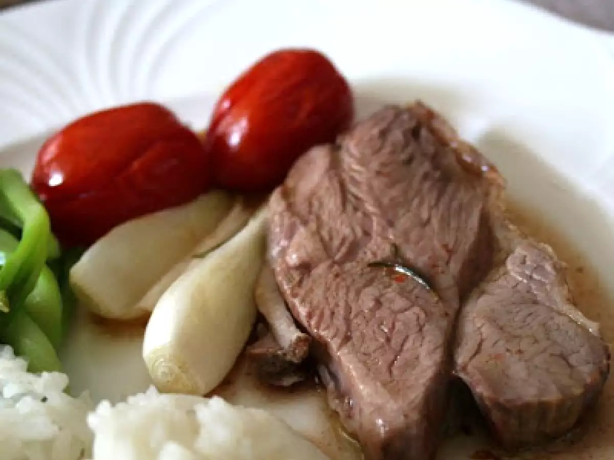 Einfacher Braten aus der Lammkeule - foto 2