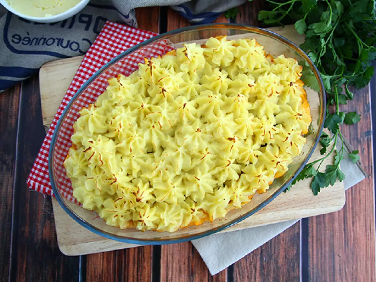 Einfacher Hachis Parmentier – französischer Kartoffel-Hackfleisch-Auflauf - foto 2