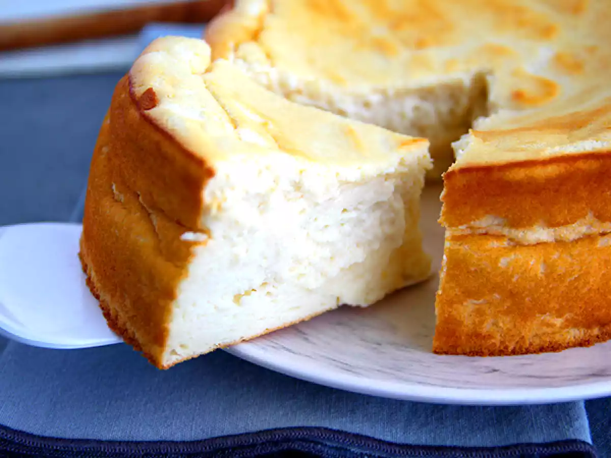 Einfacher Käsekuchen aus 4 Zutaten - foto 4