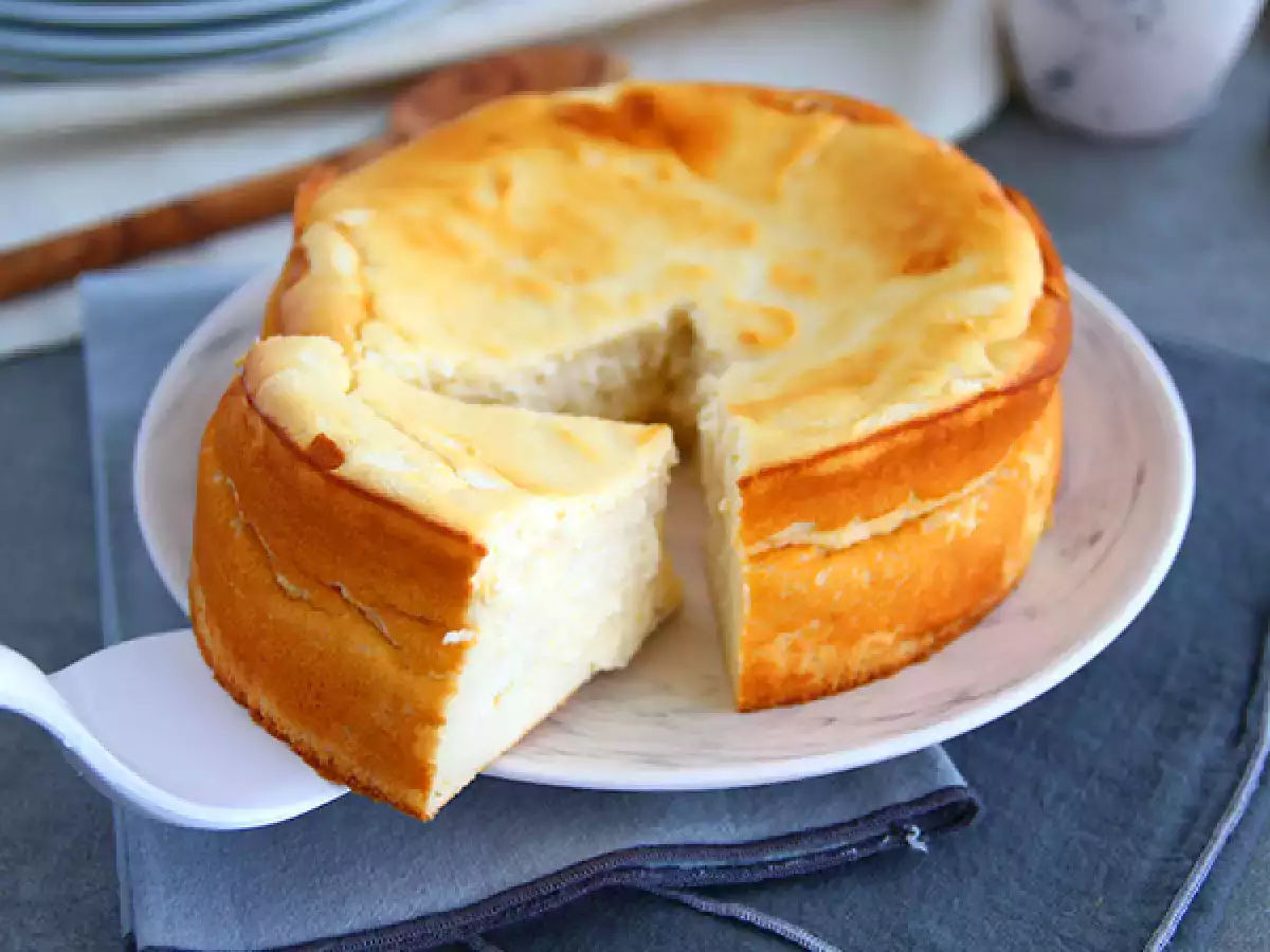 Einfacher Quarkkuchen mit 4 Zutaten
