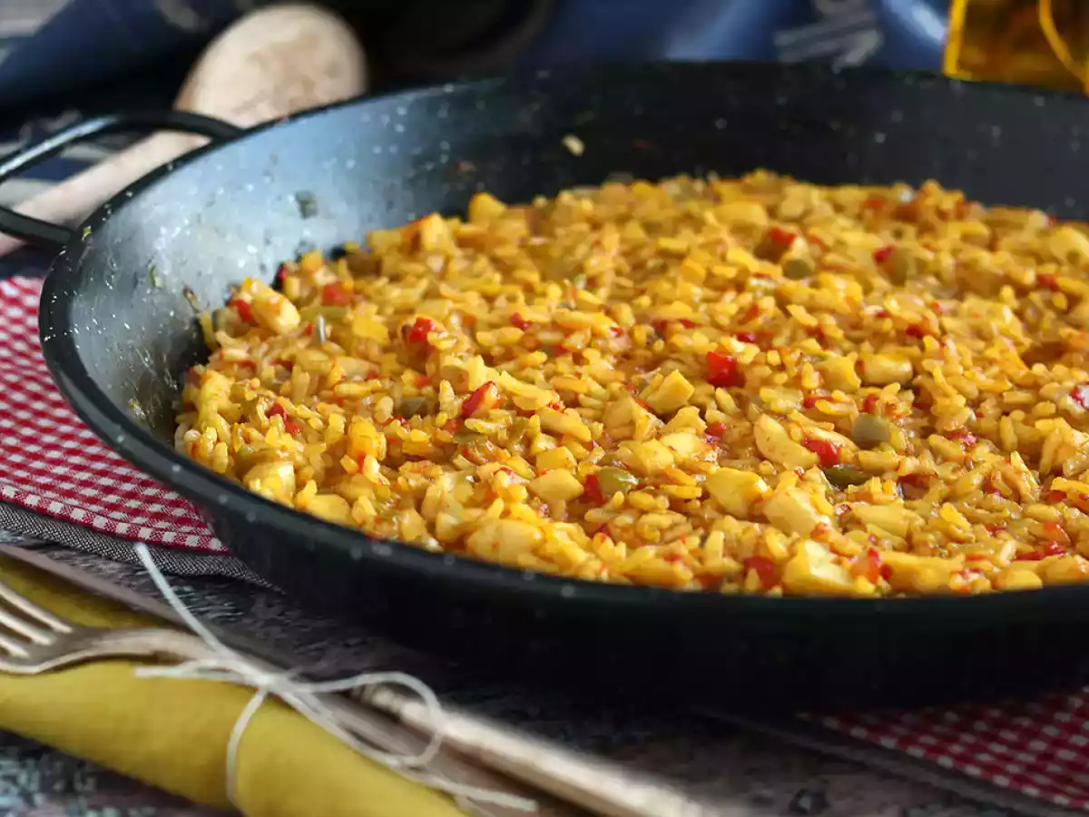 Einfacher Reis mit Tintenfisch - foto 2