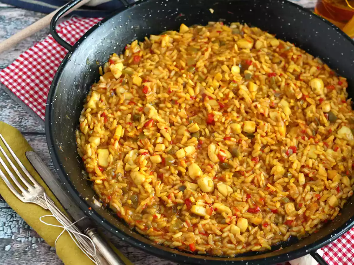 Einfacher Reis mit Tintenfisch - foto 4