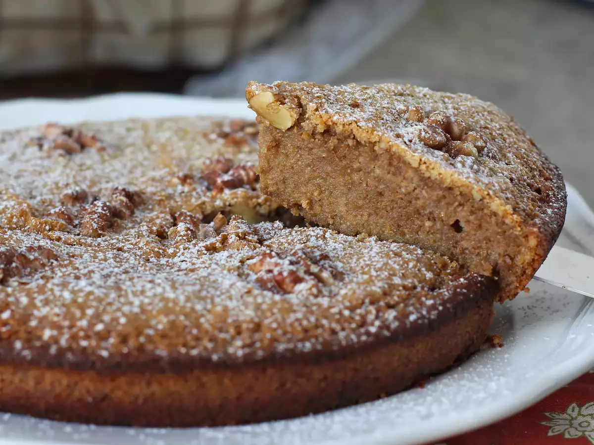Einfacher Walnusskuchen mit nur 4 Zutaten - foto 4