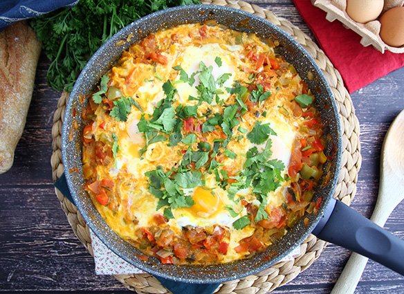 Einfaches chakchouka Rezept Petitchef