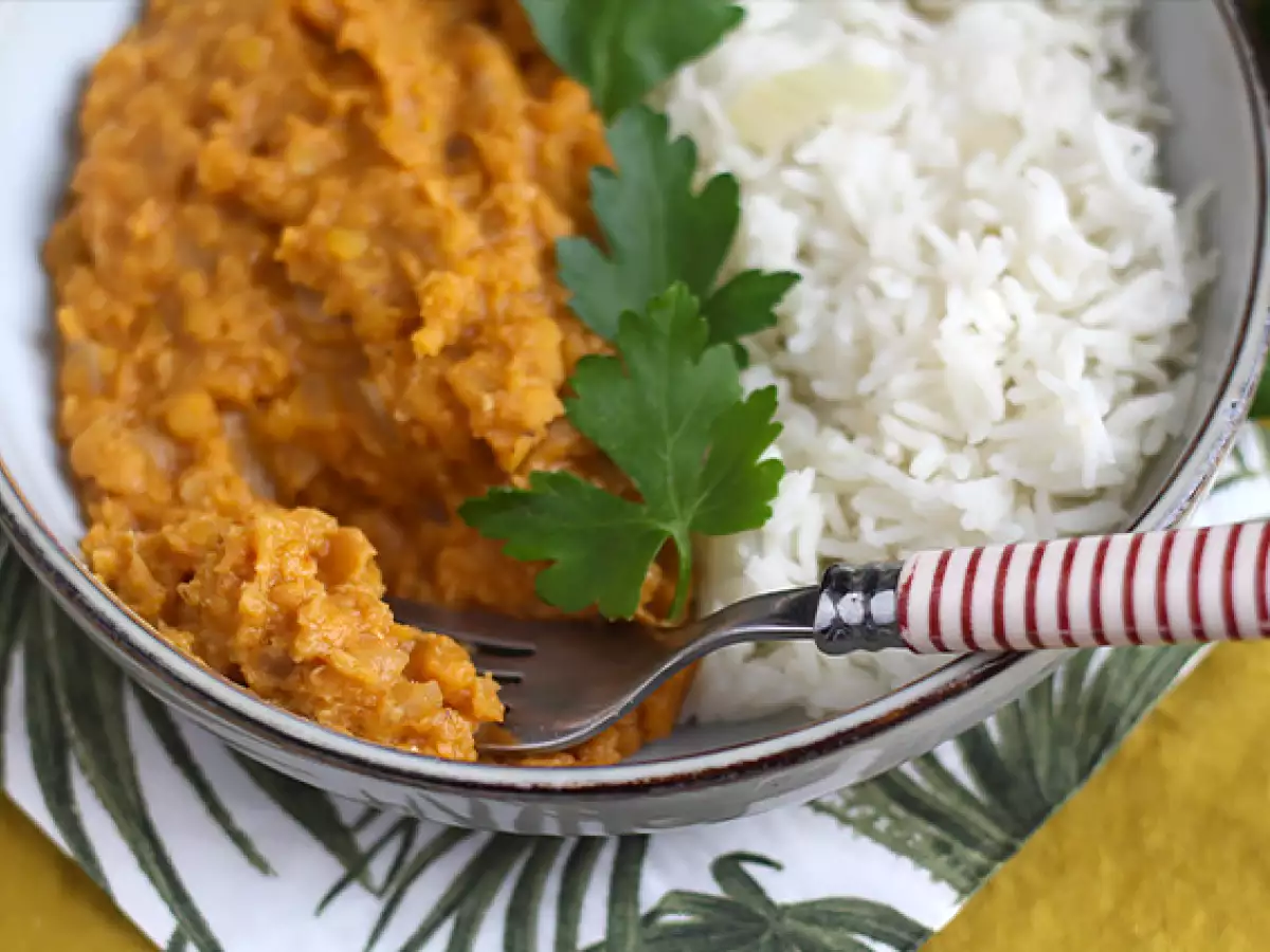 Einfaches Dal mit roten Linsen - foto 4