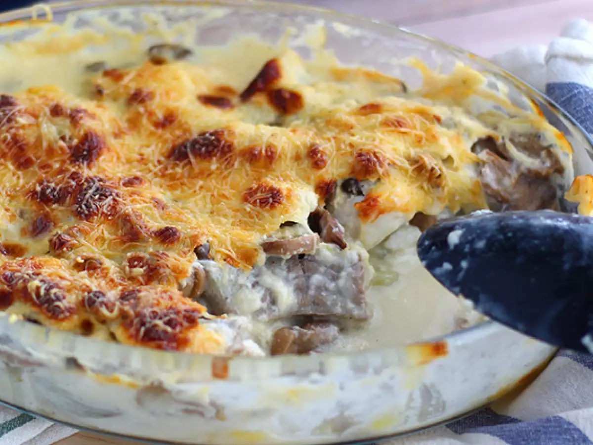 Einfaches Fischgratin mit Béchamelsauce – schnelles Rezept - foto 4