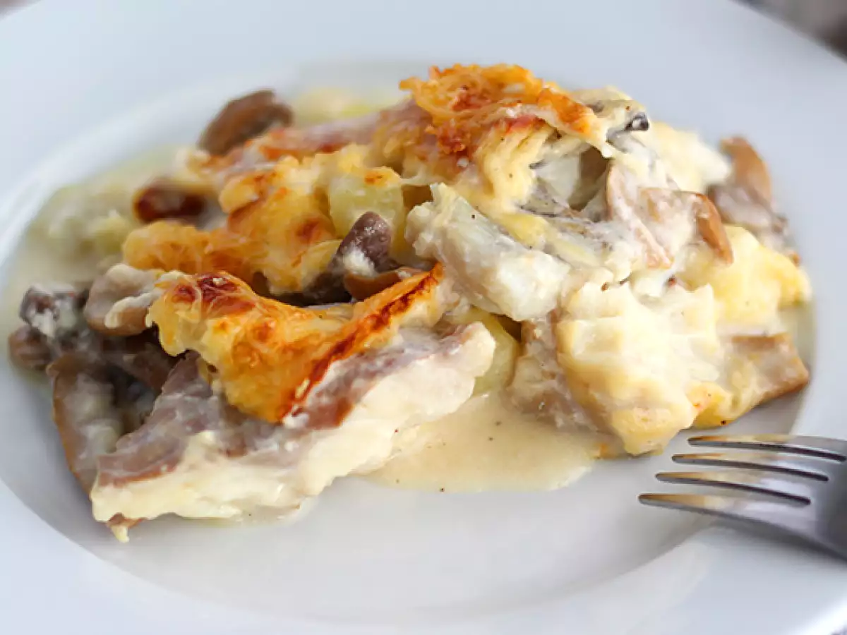 Einfaches Fischgratin mit Béchamelsauce – schnelles Rezept - foto 5