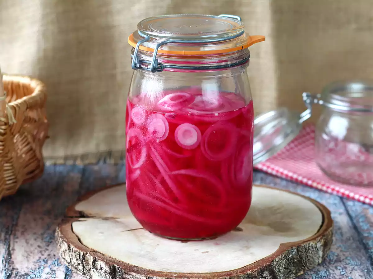 Eingelegte Rote Zwiebeln leicht selber machen