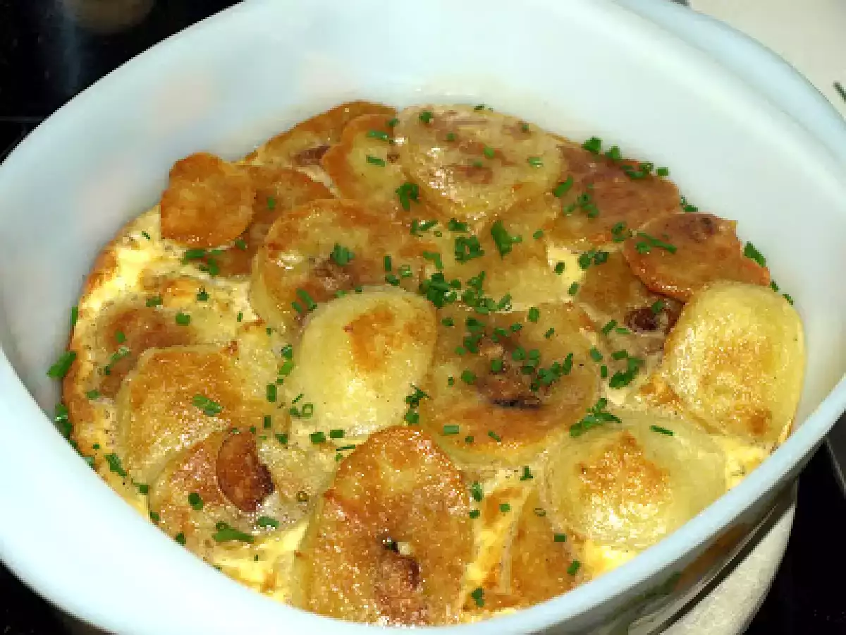 Eingeschnittene Klöße