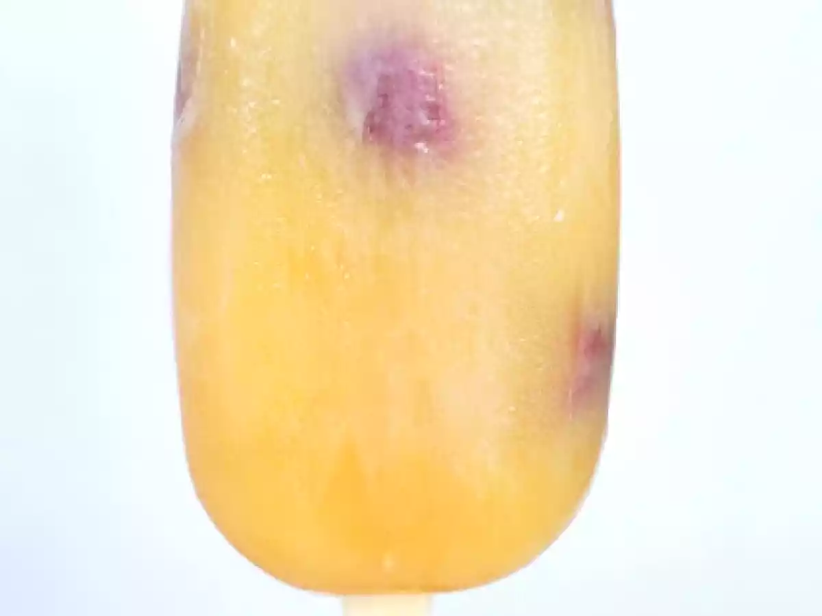 Eis ohne Eismaschine -- am Stiel