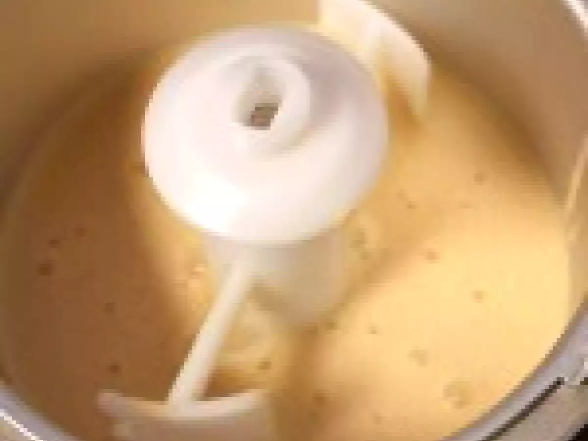 Eis von weißer Schokolade und Rumrosinen