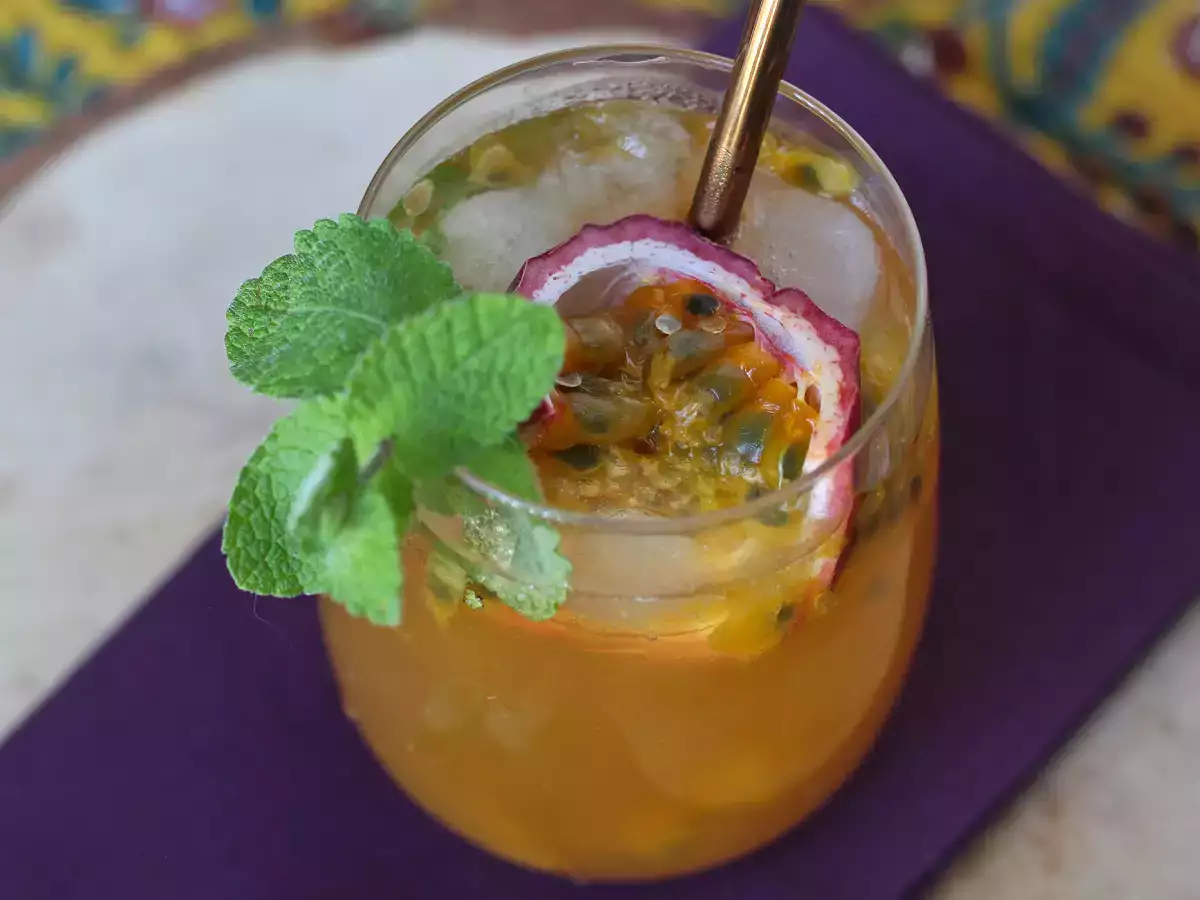 Eistee mit Passionsfrucht - foto 4