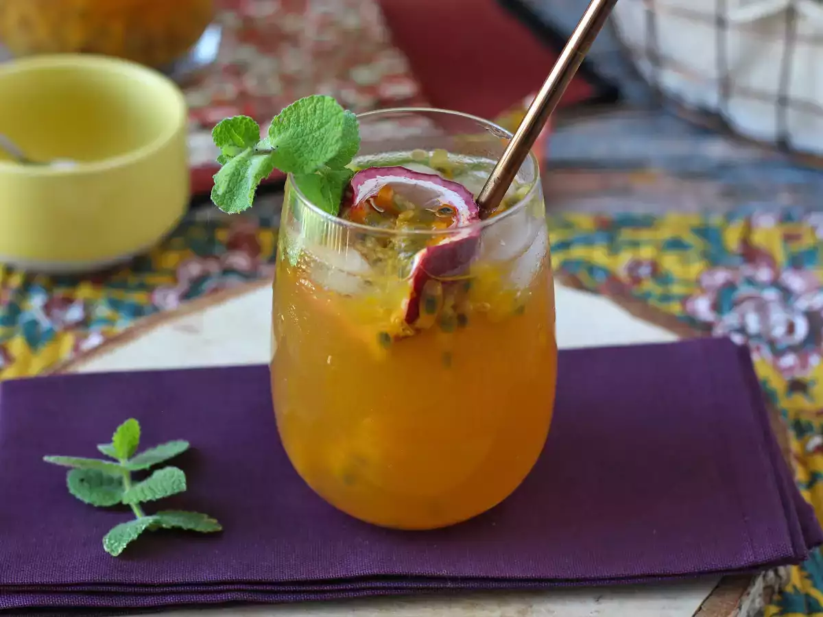 Eistee mit Passionsfrucht - foto 5