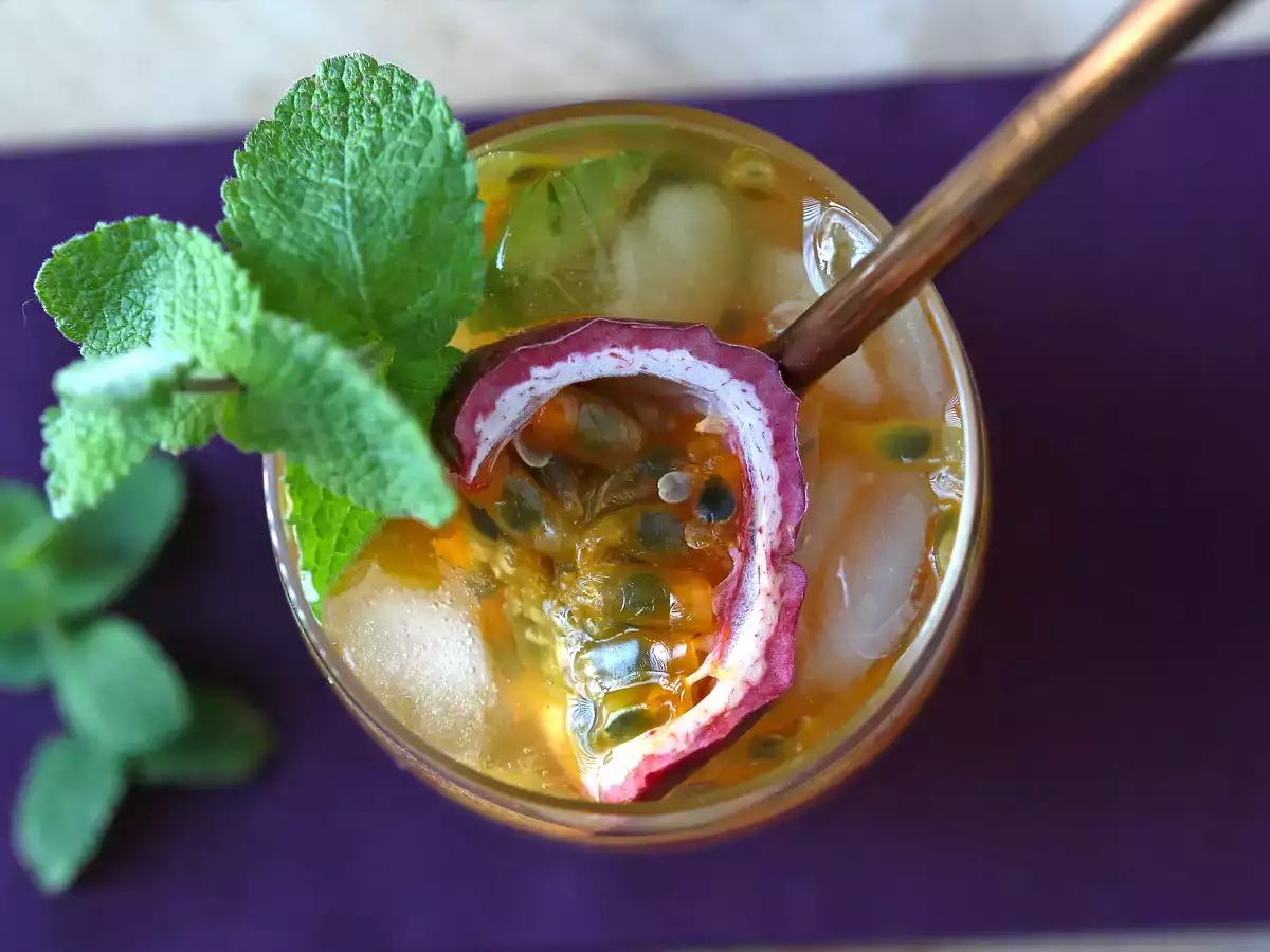 Eistee mit Passionsfrucht - foto 6