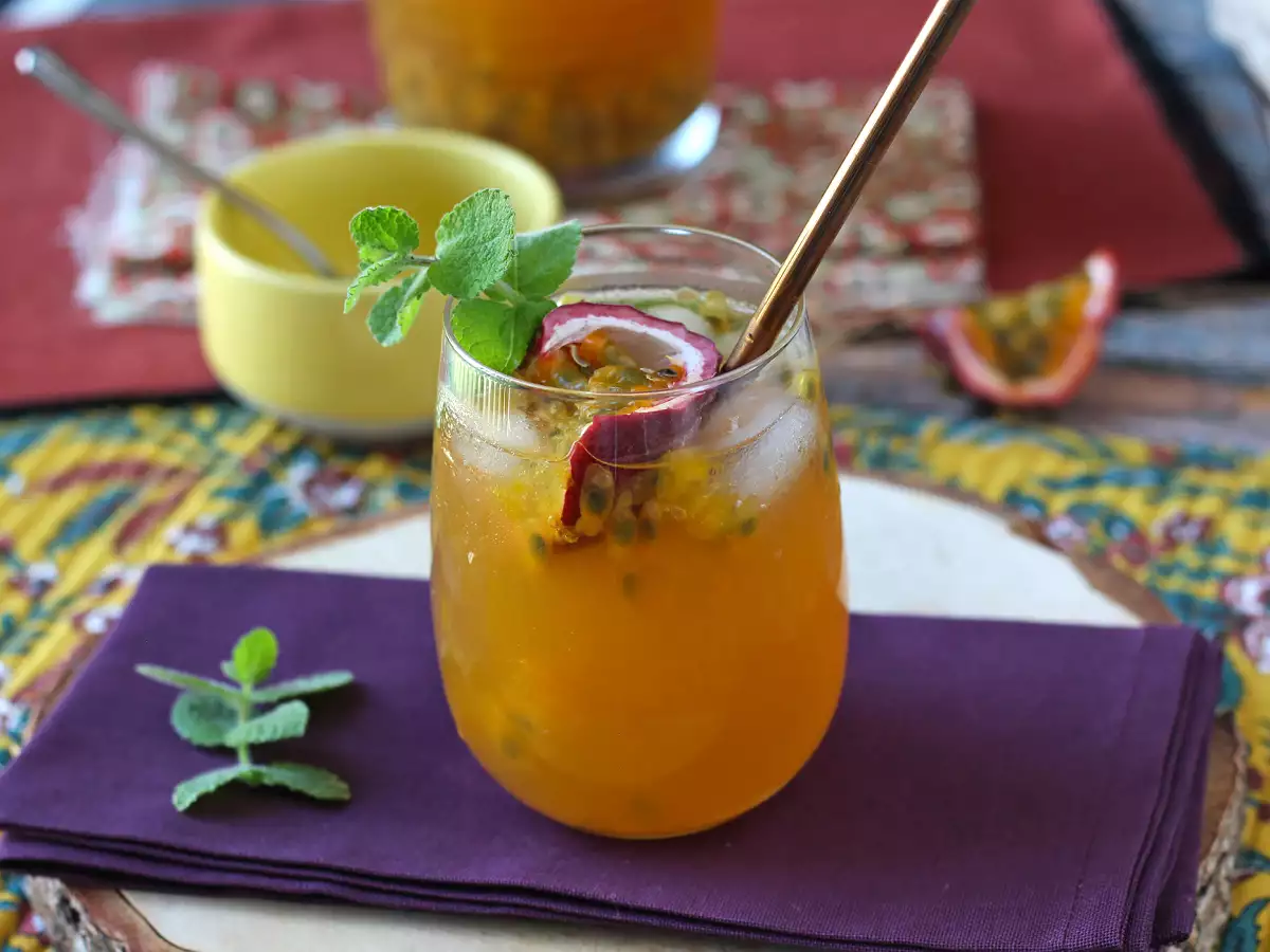 Eistee mit Passionsfrucht - foto 7