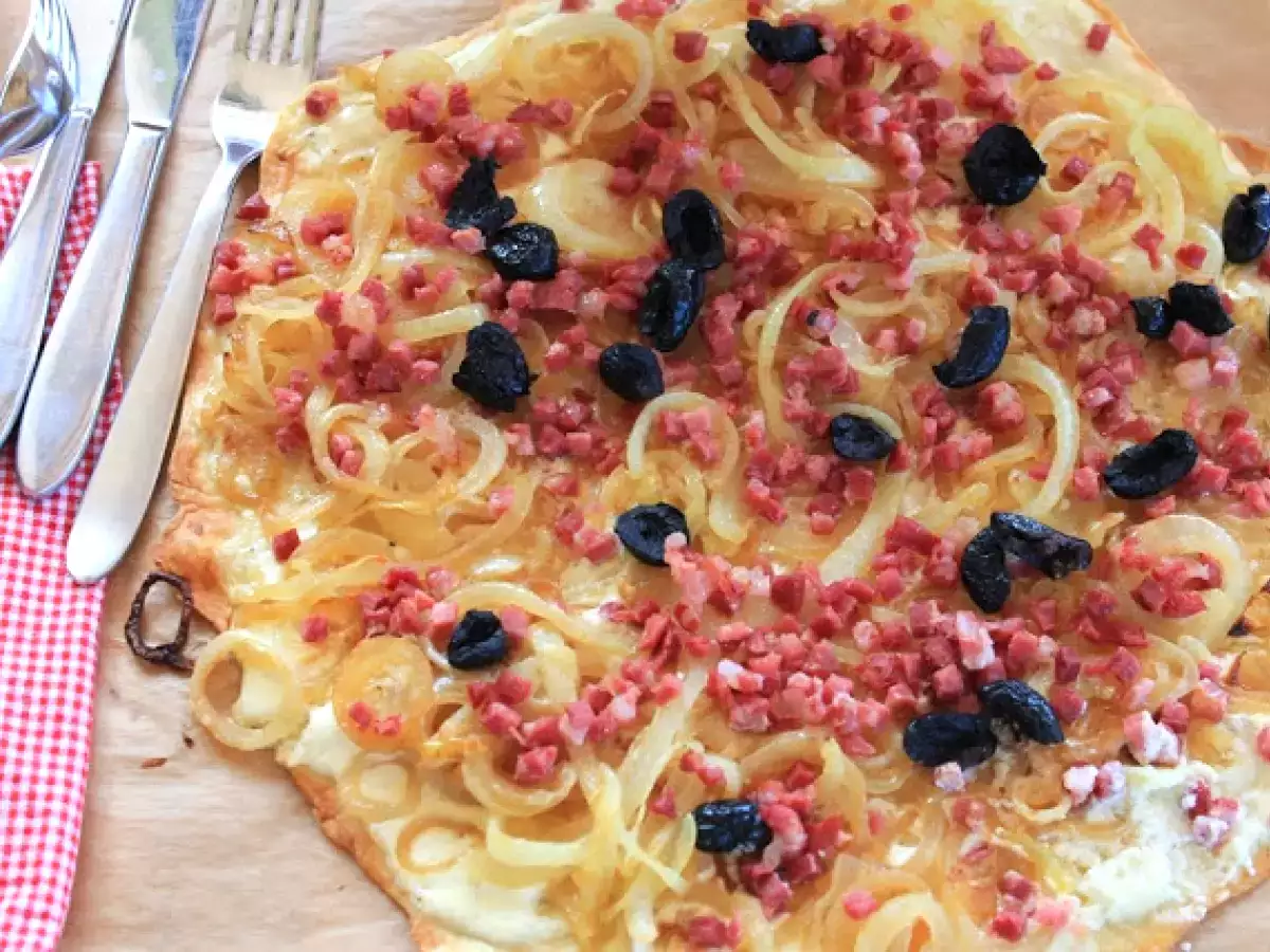 Elsässer Flammkuchen mal anders