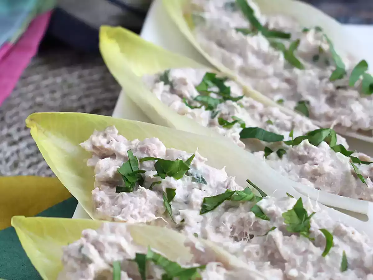 Endivienschalen mit Thunfisch - foto 4
