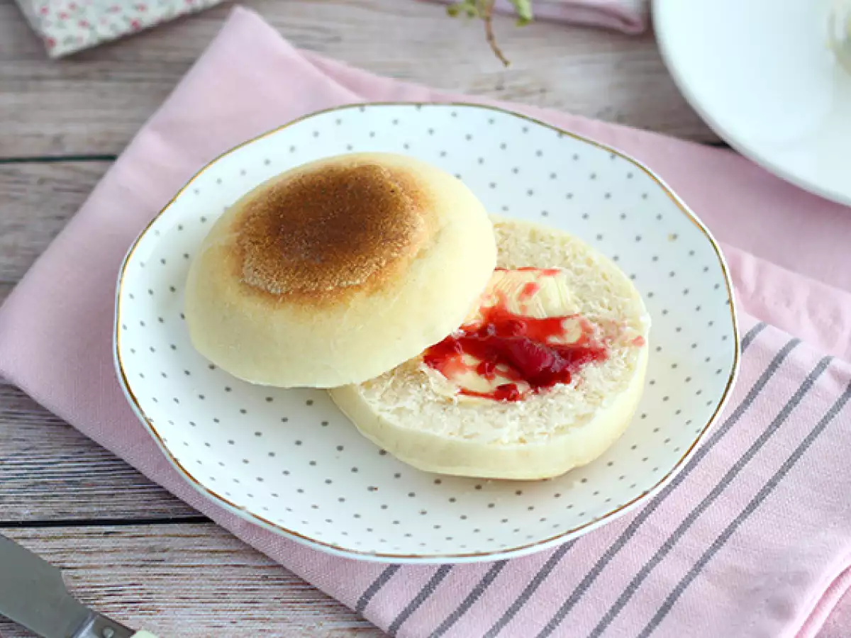 Englische Muffins (einfach und fluffig) - foto 2