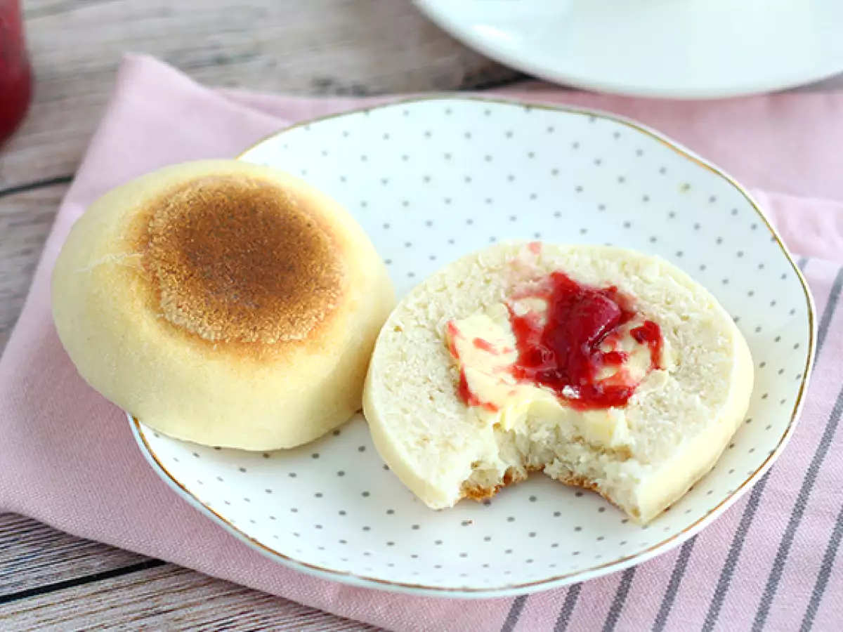 Englische Muffins (einfach und fluffig) - foto 4