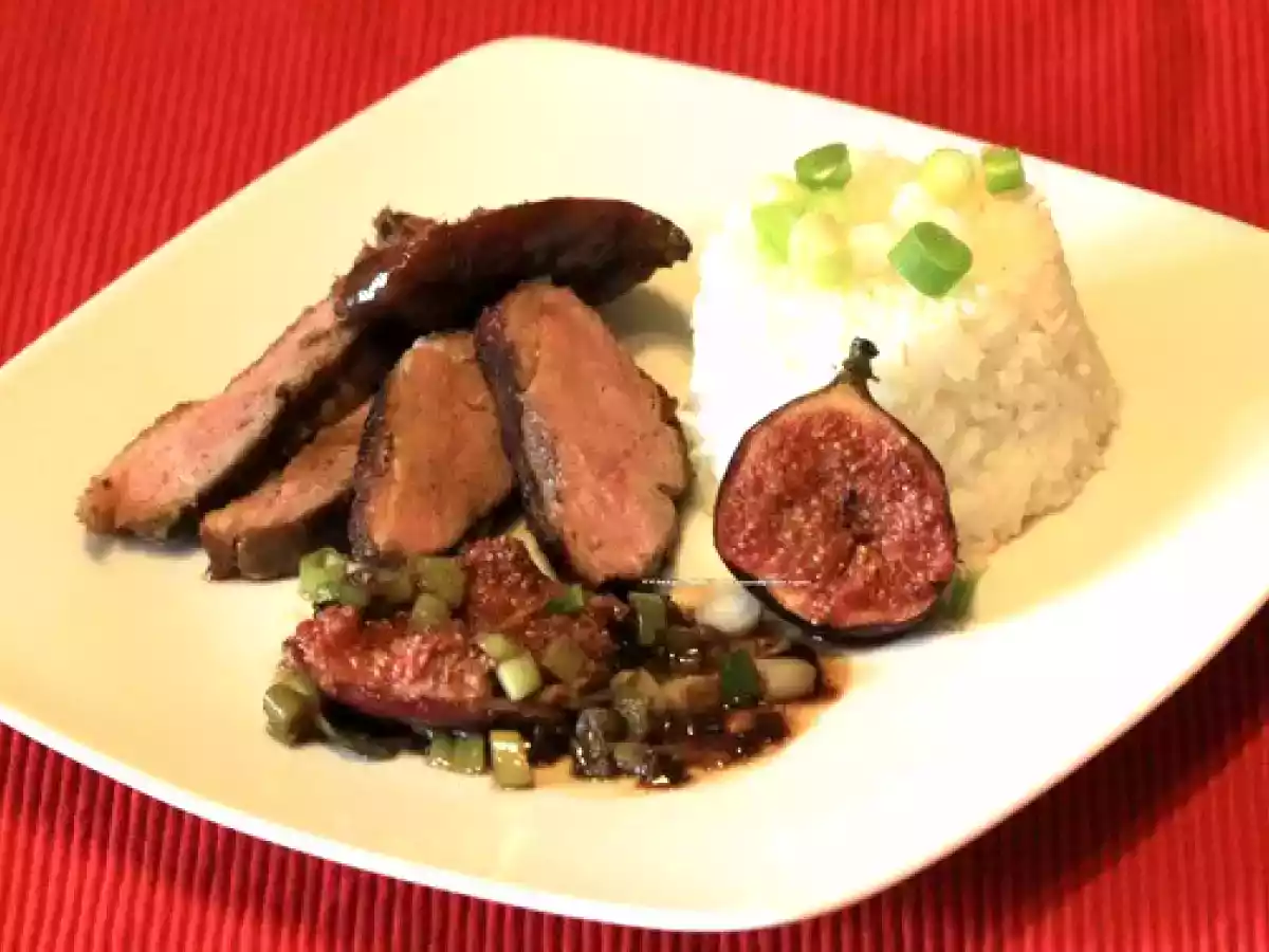 Entenbrust mit Feigen