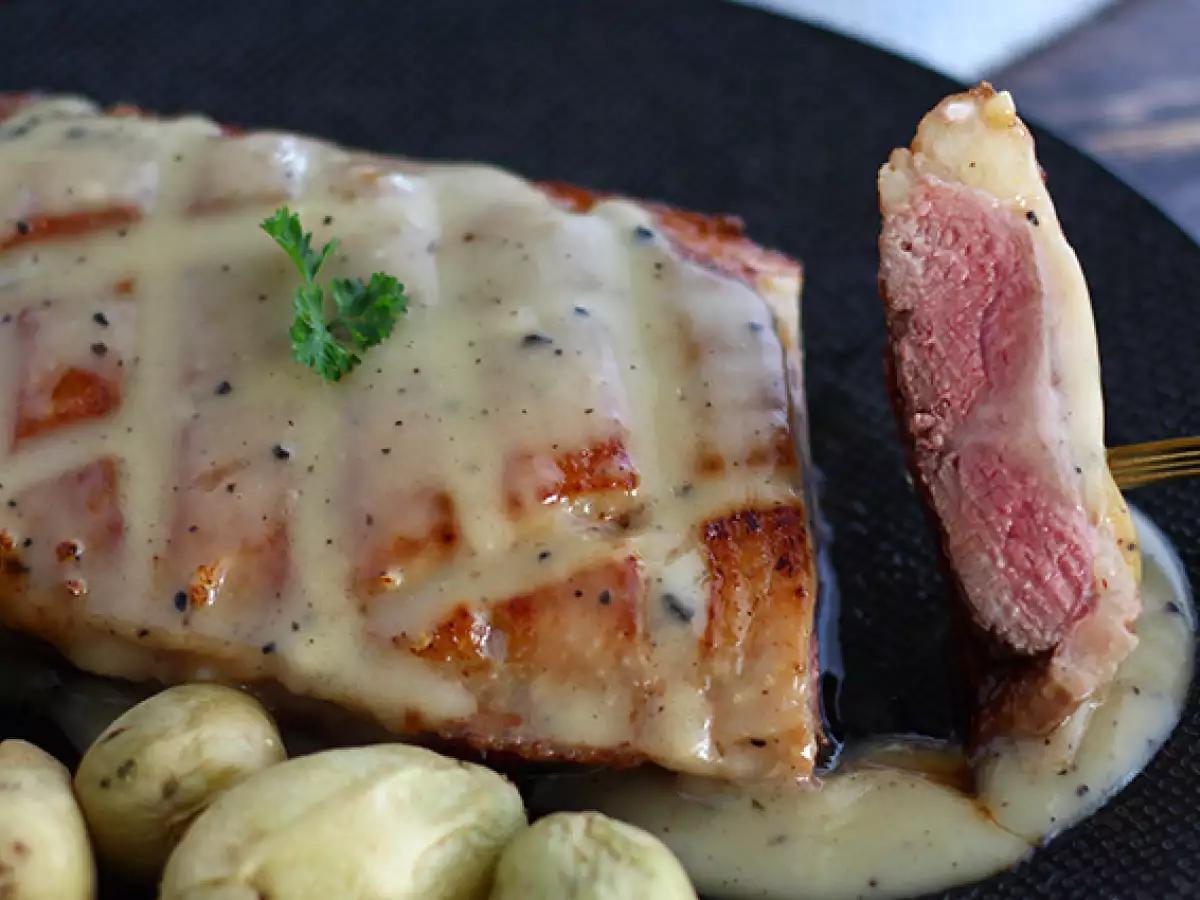 Entenbrust mit Trüffelsauce und Trüffelstückchen - foto 4