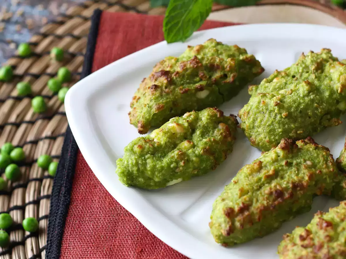 Erbsen-Feta-Bällchen aus dem Airfryer : schnell und vegetarisch - foto 2