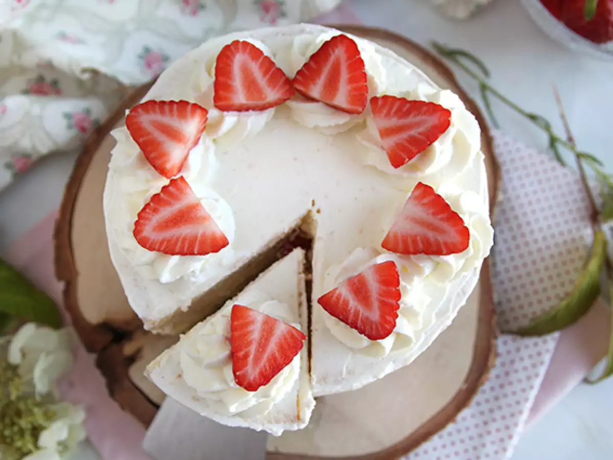 Erdbeer-Mascarpone-Schichttorte - foto 3