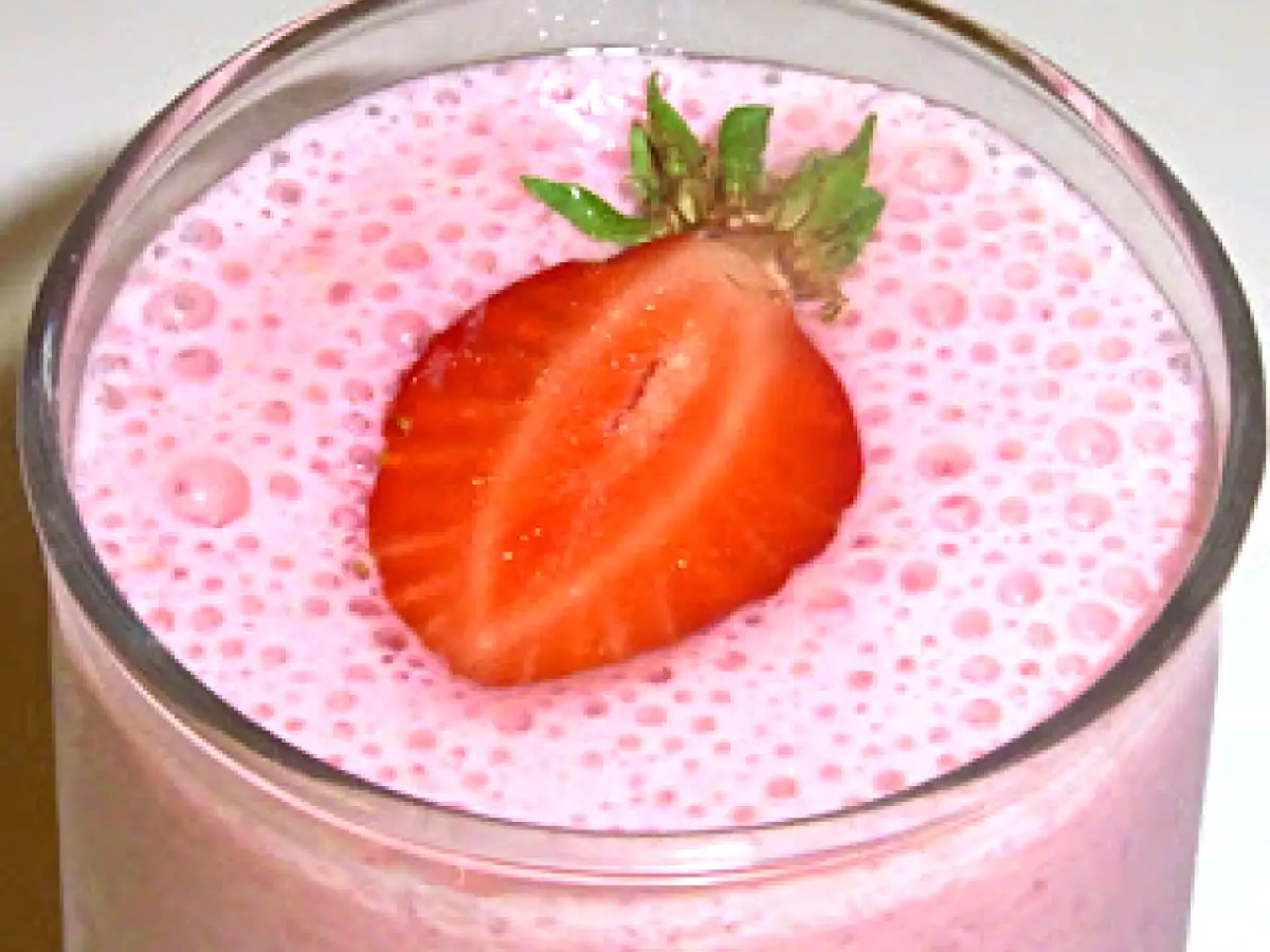 Erdbeer-Milkshake