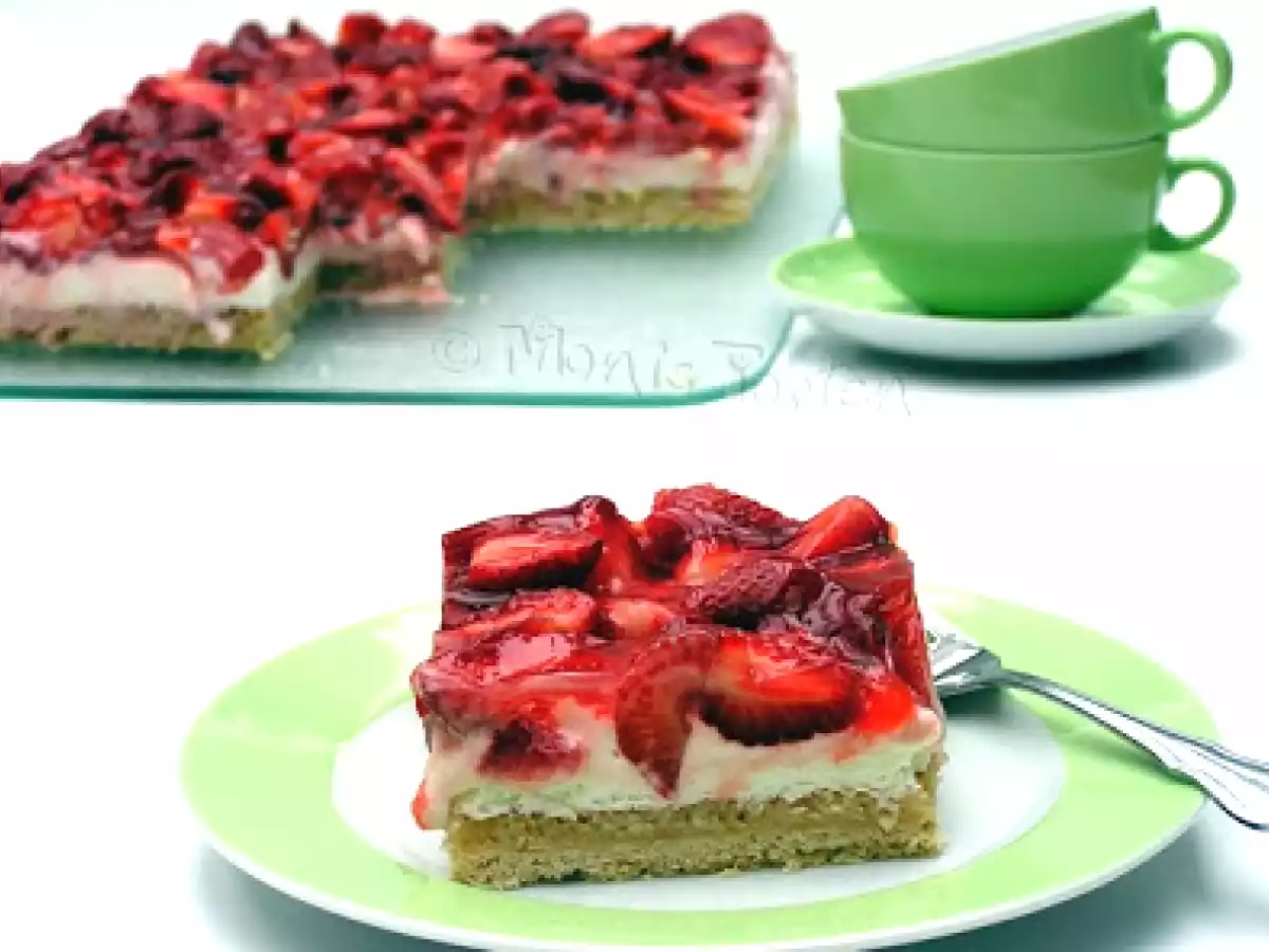 Erdbeer-Schmand-Schnitten