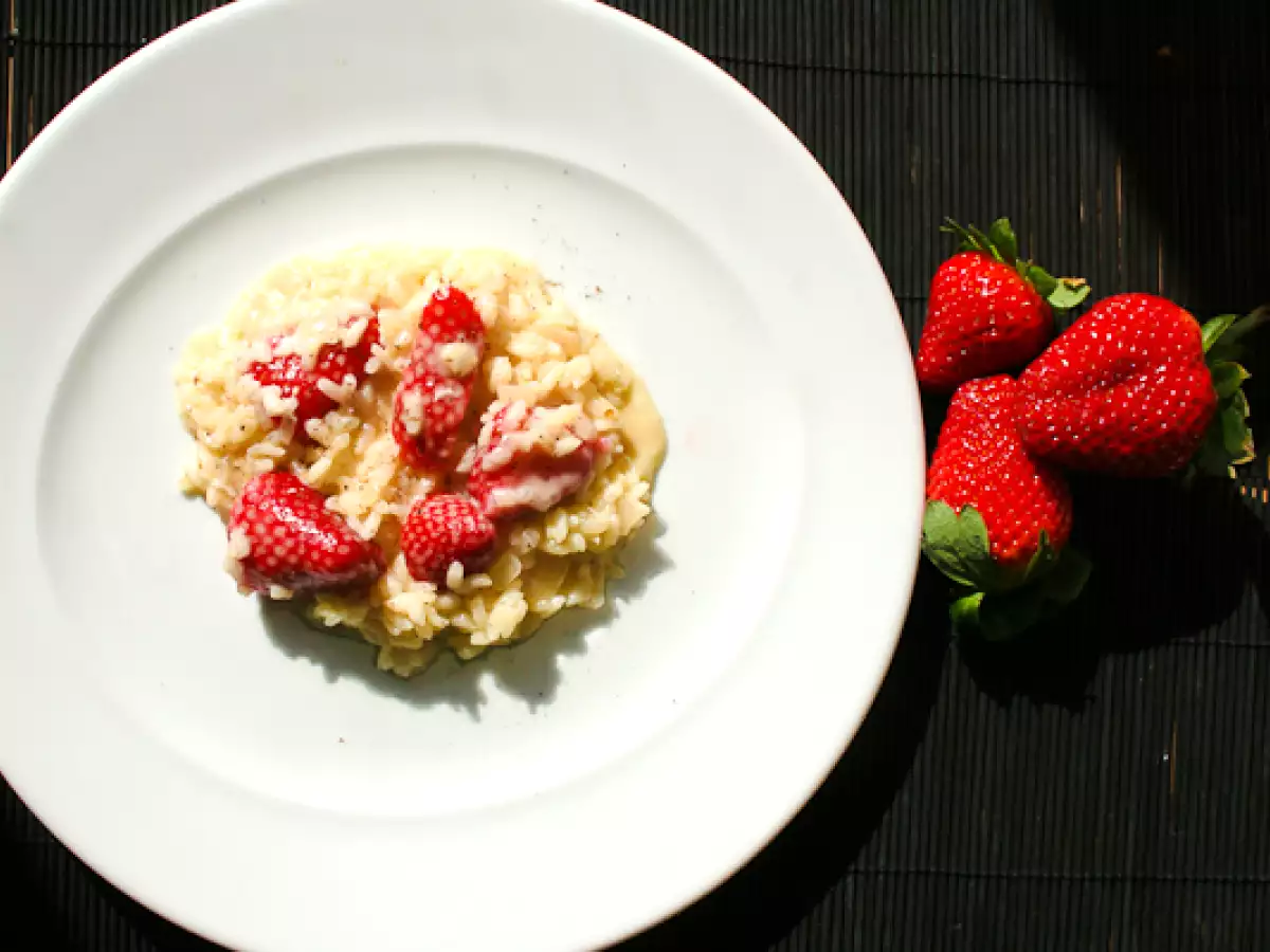 Erdbeerrisotto