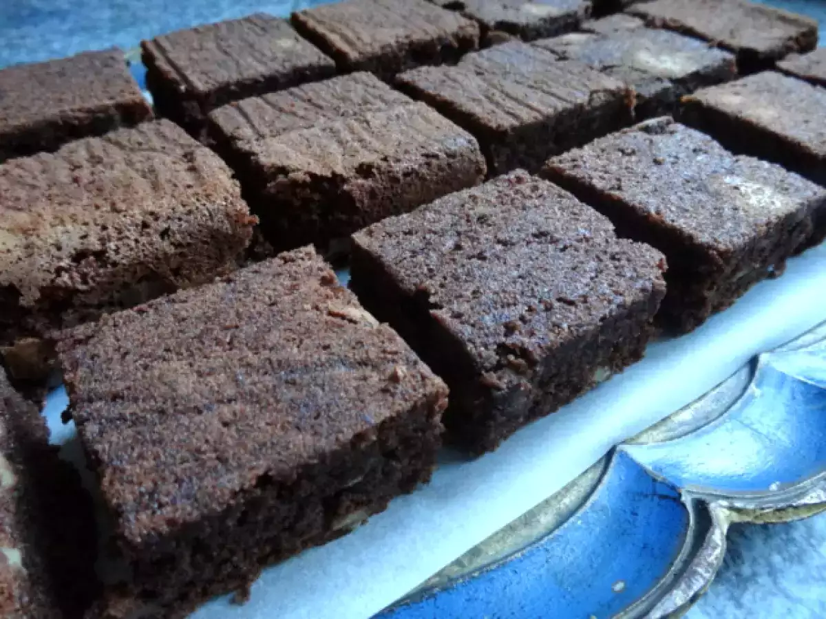 Espresso-Walnuss-Brownies