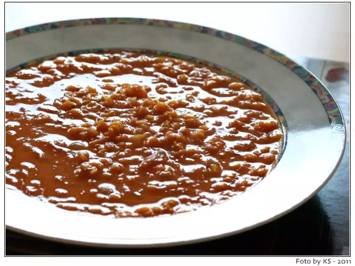 Exotische Rote Linsensuppe