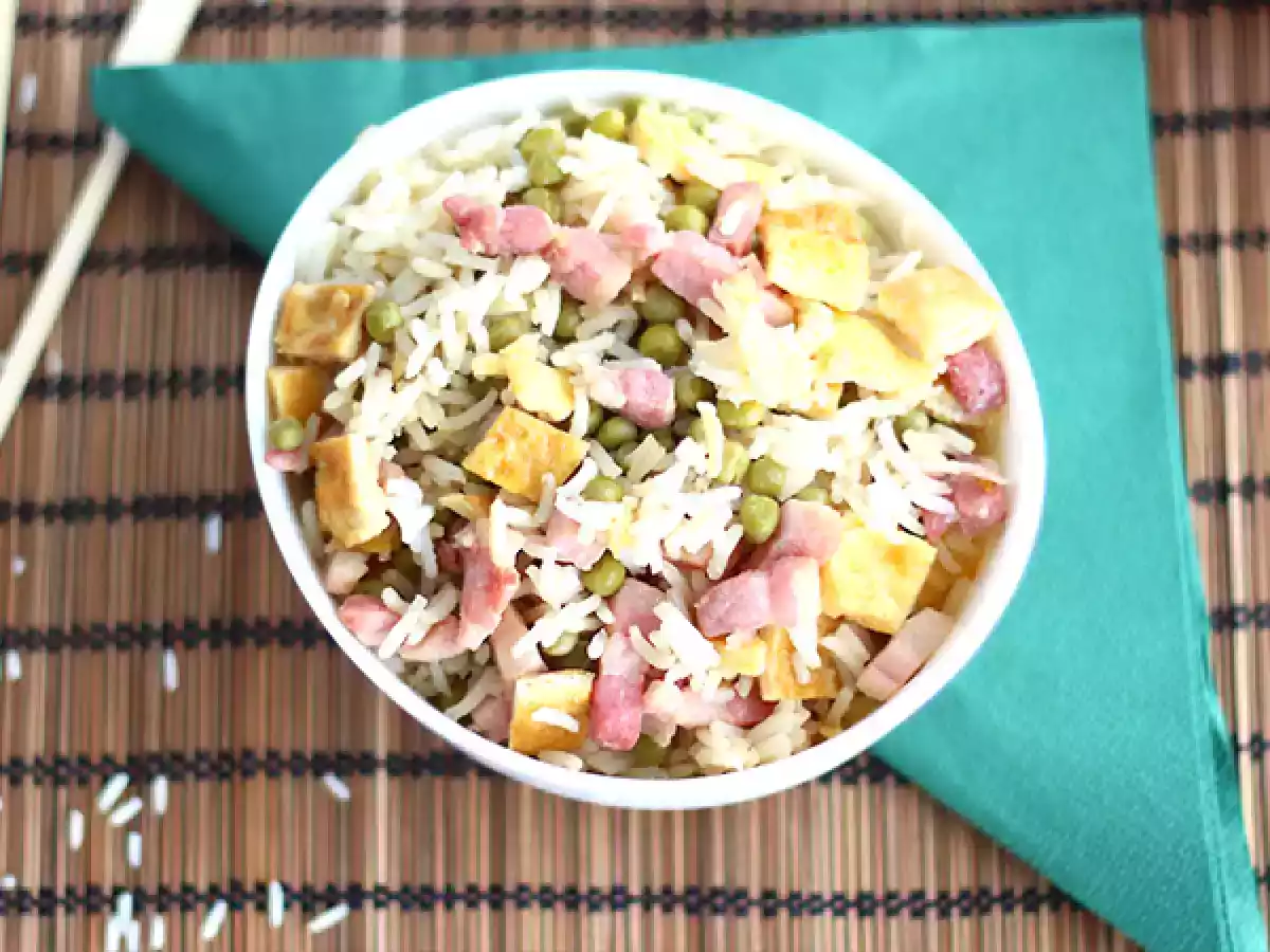 Express-Kantonesischer Reis, das einfache Rezept - foto 2