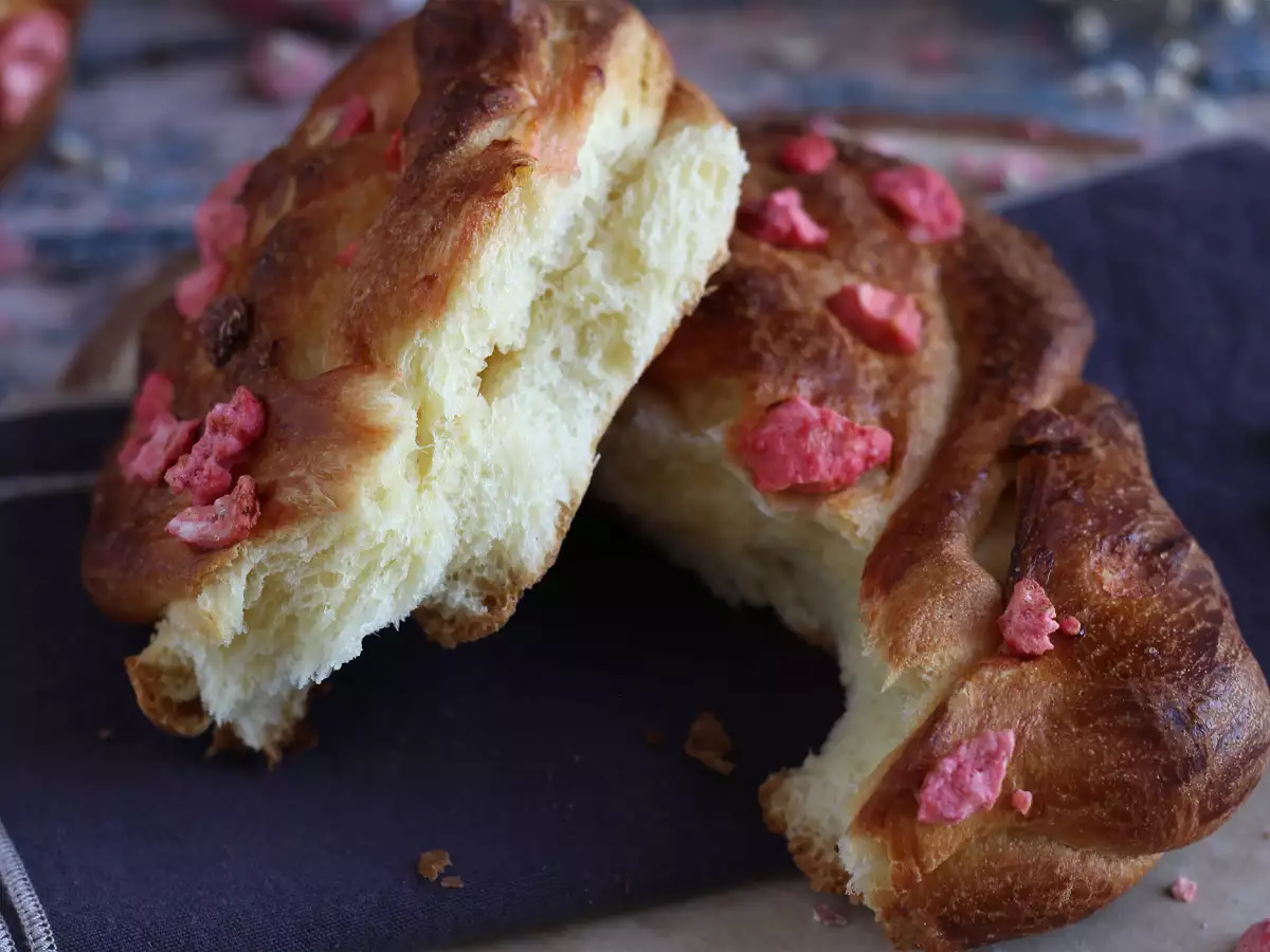 Extra fluffige Brioche-Herzen zum Valentinstag - foto 4