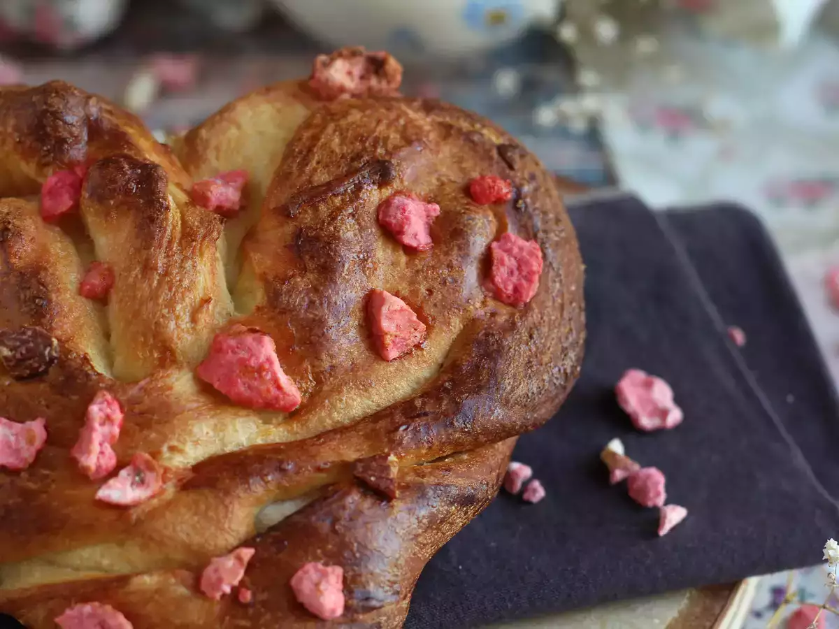 Extra fluffige Brioche-Herzen zum Valentinstag - foto 7