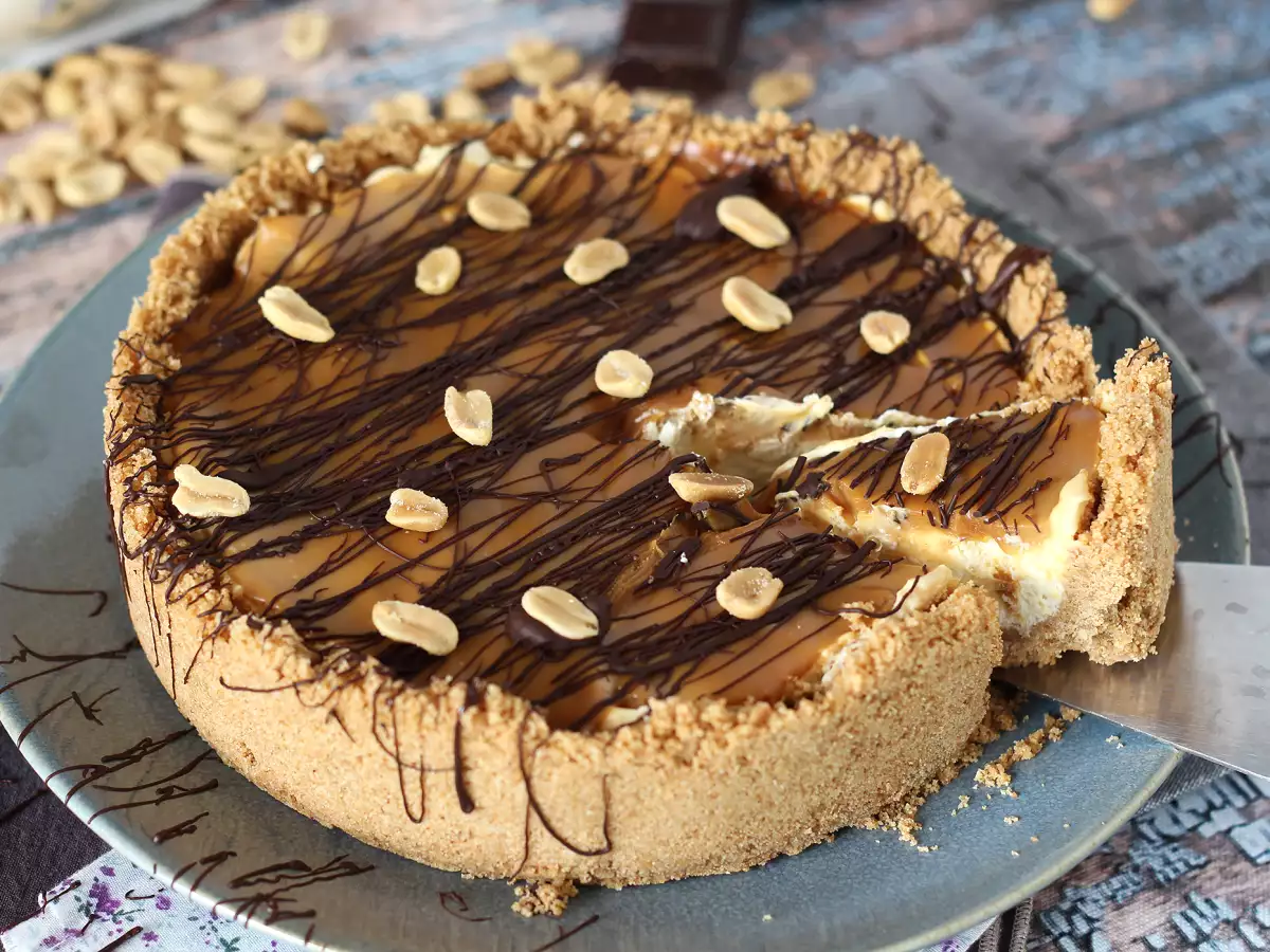 Extra leckerer Snickers-Cheesecake - foto 3
