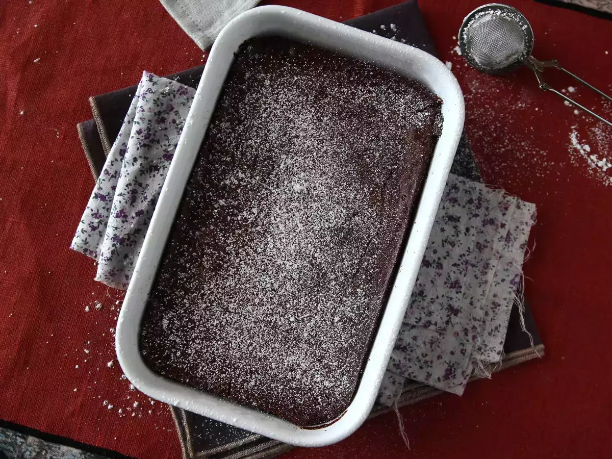 Extra saftiger Schokoladenkuchen mit Kastaniencreme – mit nur 4 Zutaten - foto 4