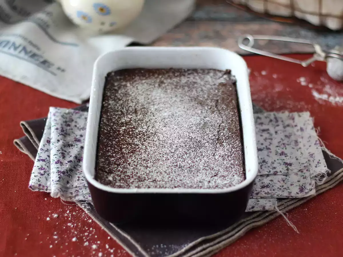 Extra saftiger Schokoladenkuchen mit Kastaniencreme – mit nur 4 Zutaten - foto 6