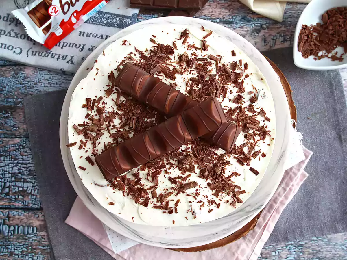 Fabelhafter Kinder Bueno No-Bake-Käsekuchen - foto 2