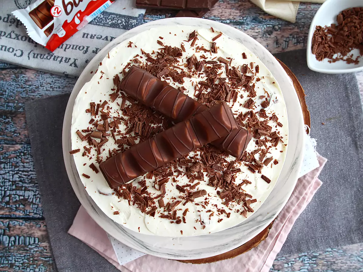 Fabelhafter No-Bake-Cheesecake mit Kinder Bueno - foto 2