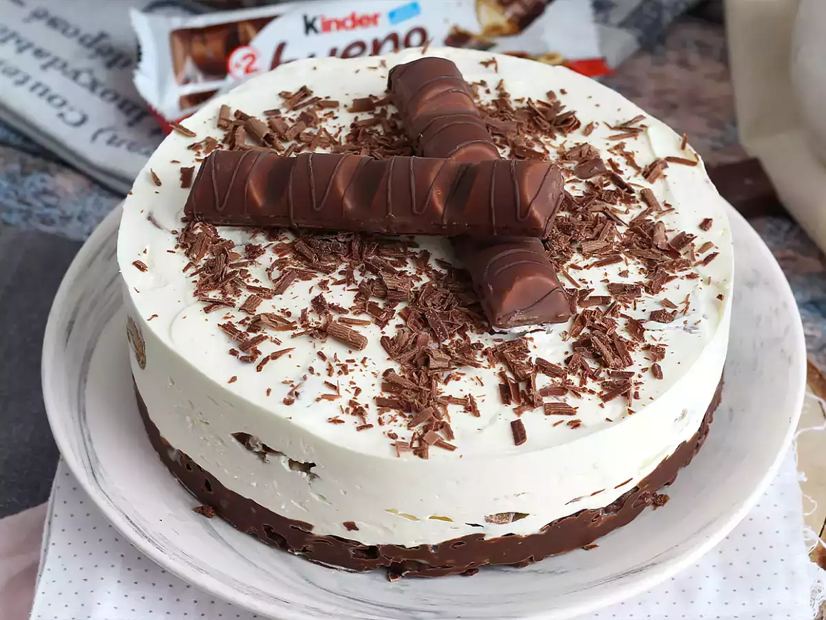 Fabelhafter No-Bake-Cheesecake mit Kinder Bueno - foto 4