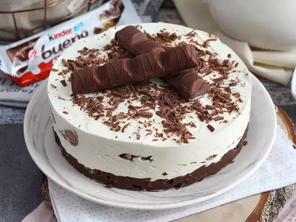 Rezept Fabelhafter no-bake-cheesecake mit kinder bueno