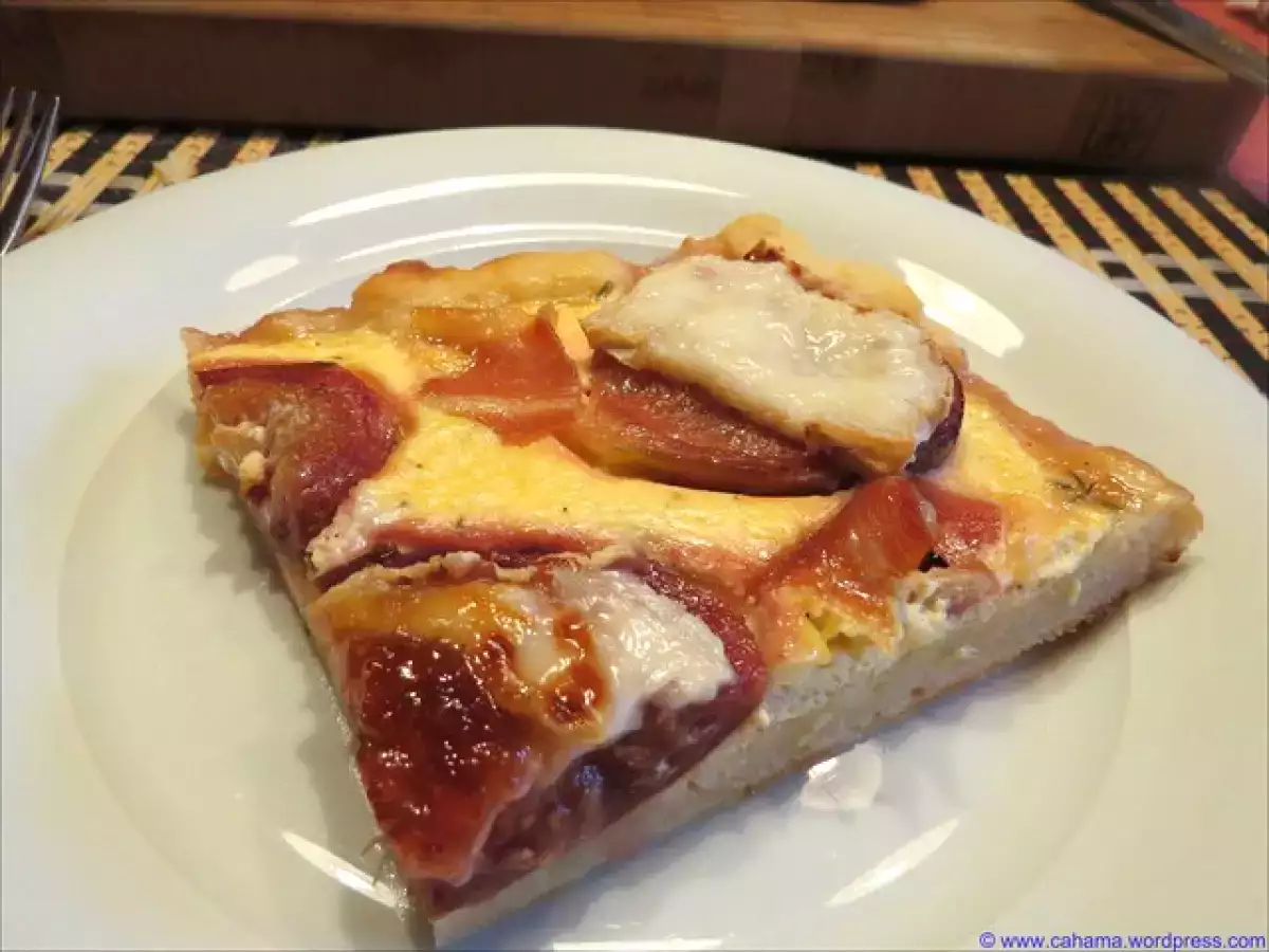 Feigentarte mit Ziegencamembert