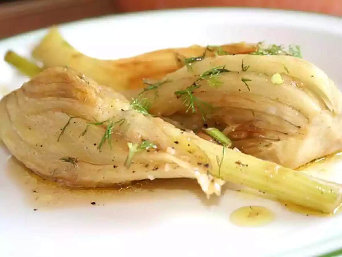 Fenchel in der Pfanne