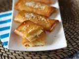 Feta-Saganaki: griechisches Rezept für knusprige Feta-Päckchen mit Honig, foto 2